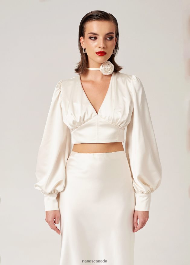 Nana's Canada Ecru Melrose Top V06HD2111