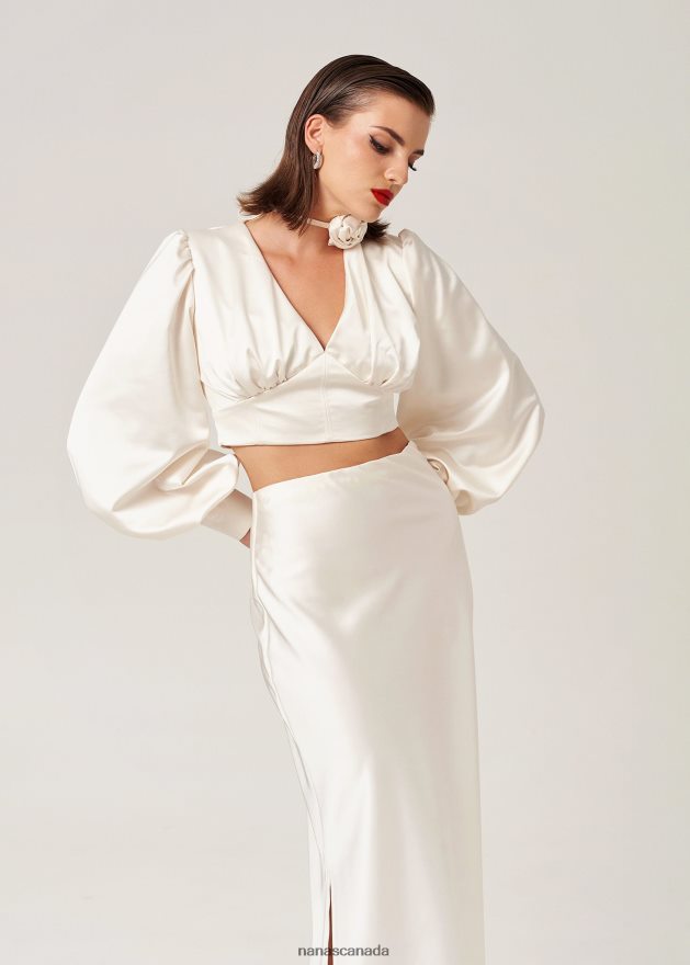 Nana's Canada Ecru Melrose Top V06HD2111