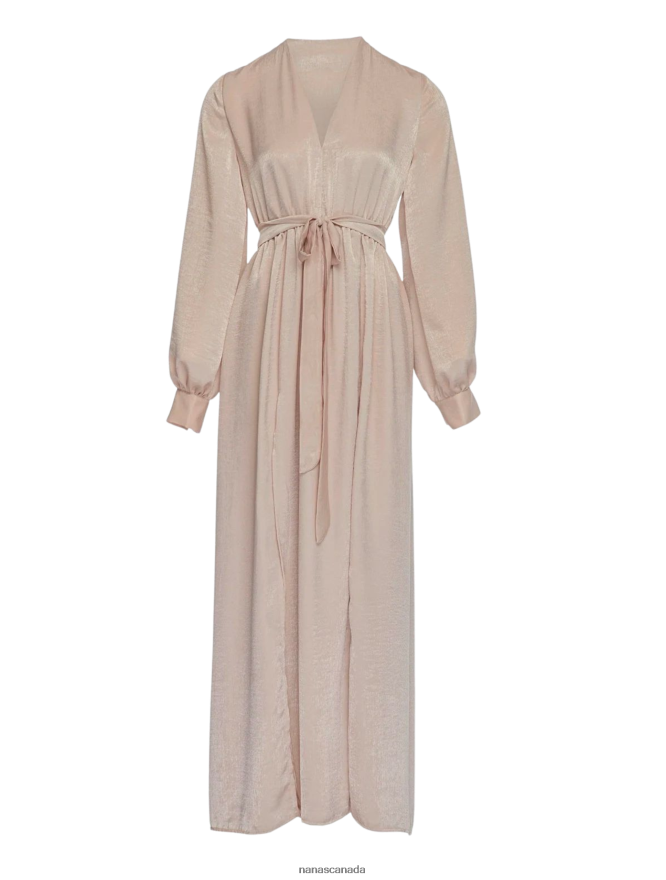 Nana's Canada Beige Aphrodite Maxi Dress V06HD262