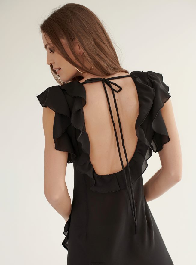 Nana's Canada Black Avani Maxi Dress V06HD245