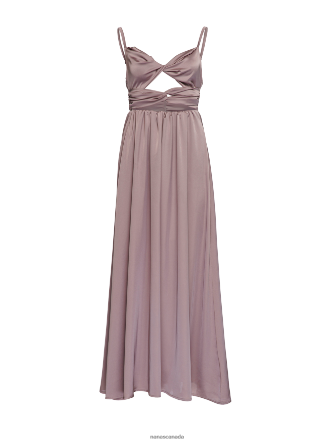Nana's Canada Mauve Amelia Maxi Dress V06HD288