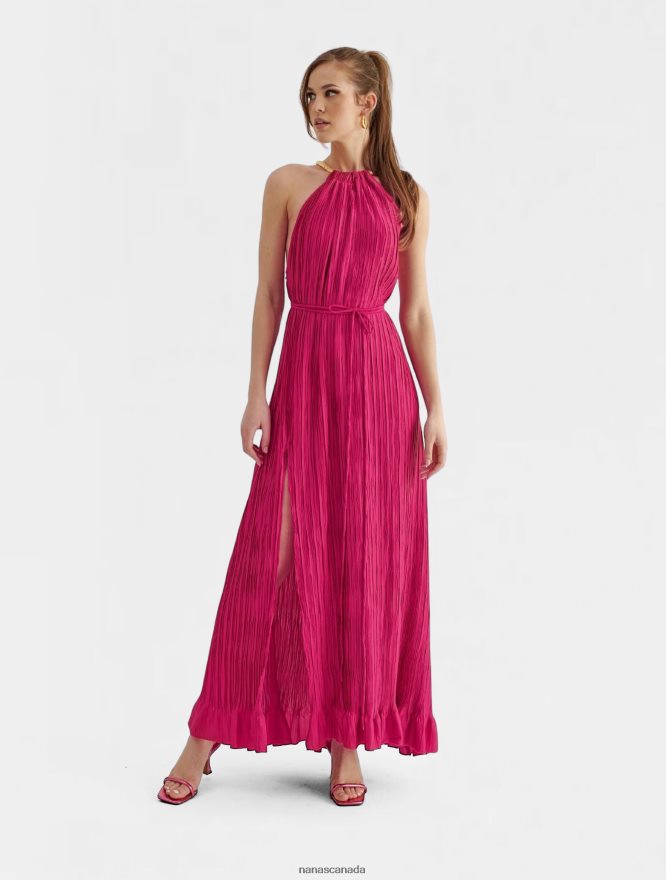 Nana's Canada Pink Rhea Maxi Dress V06HD269
