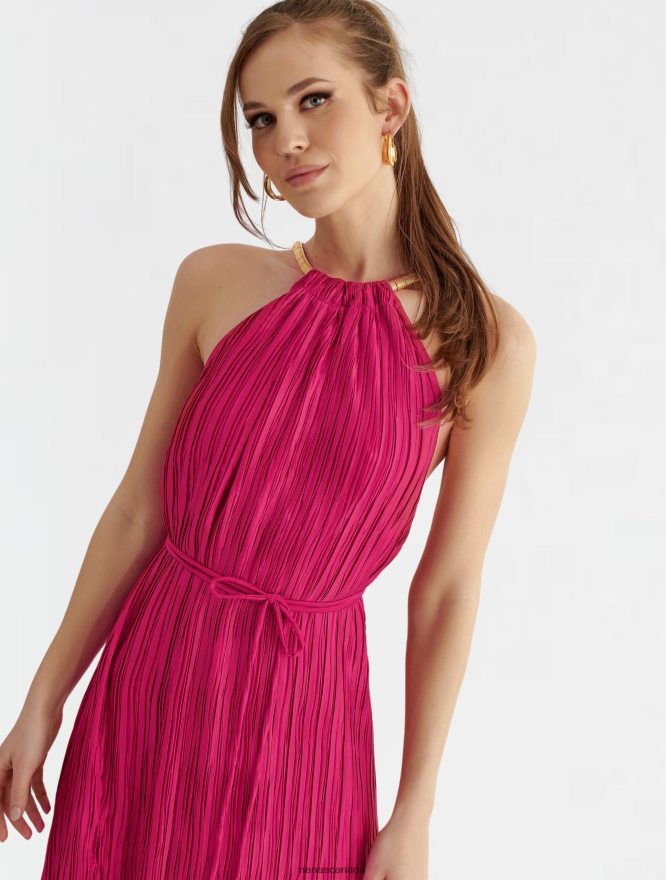 Nana's Canada Pink Rhea Maxi Dress V06HD269
