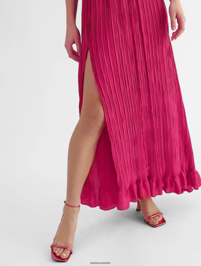 Nana's Canada Pink Rhea Maxi Dress V06HD269