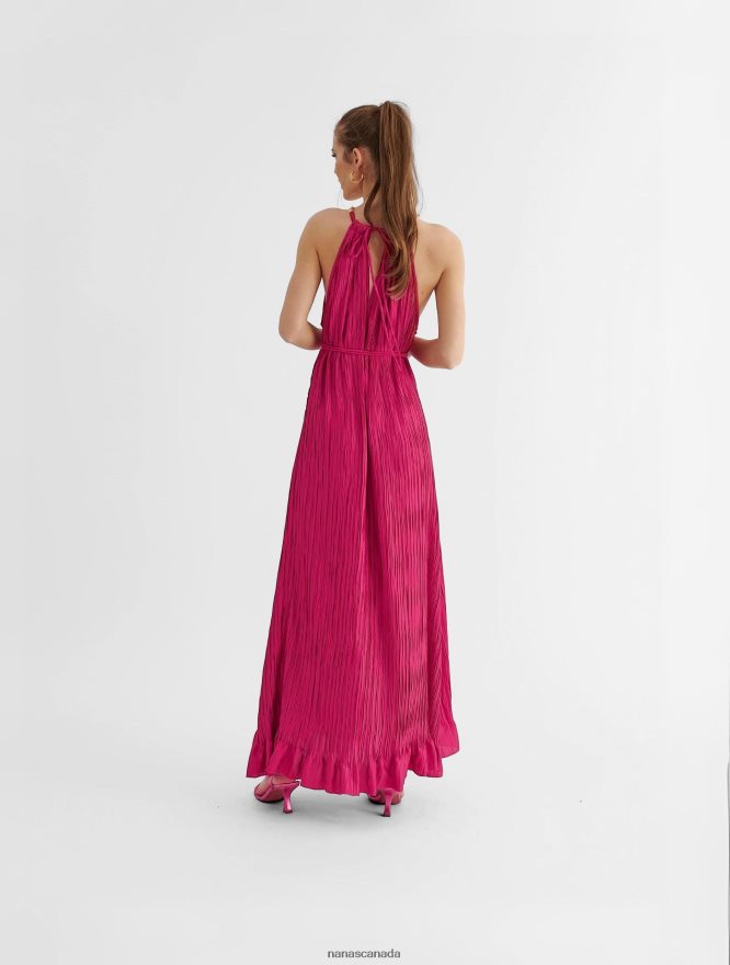 Nana's Canada Pink Rhea Maxi Dress V06HD269
