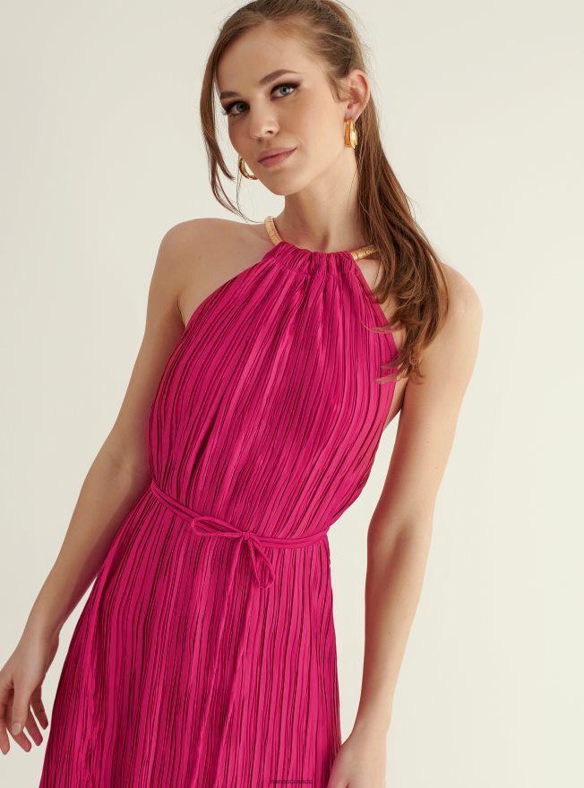 Nana's Canada Pink Rhea Maxi Dress V06HD269