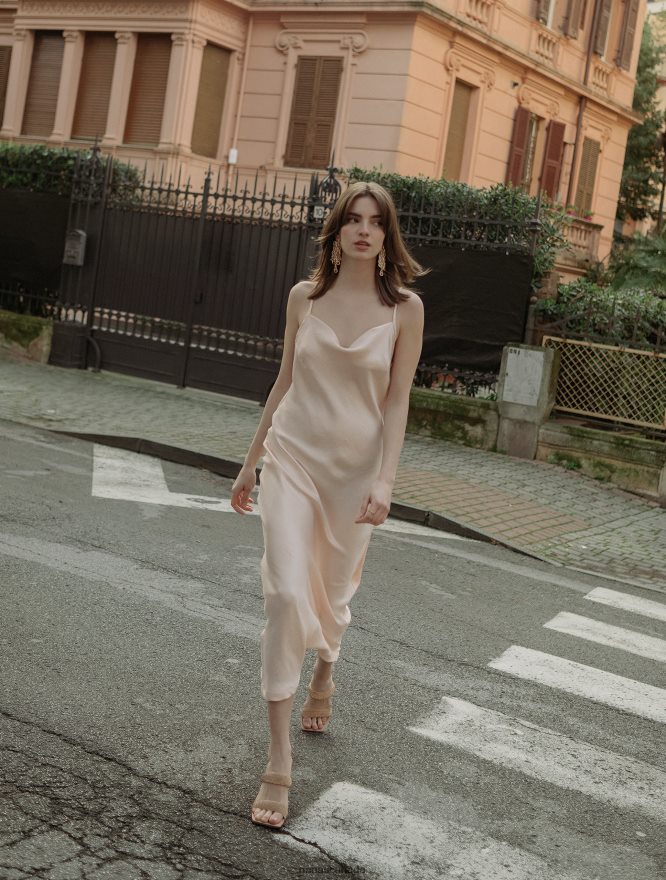 Nana's Canada Salmon Lively Dress V06HD273