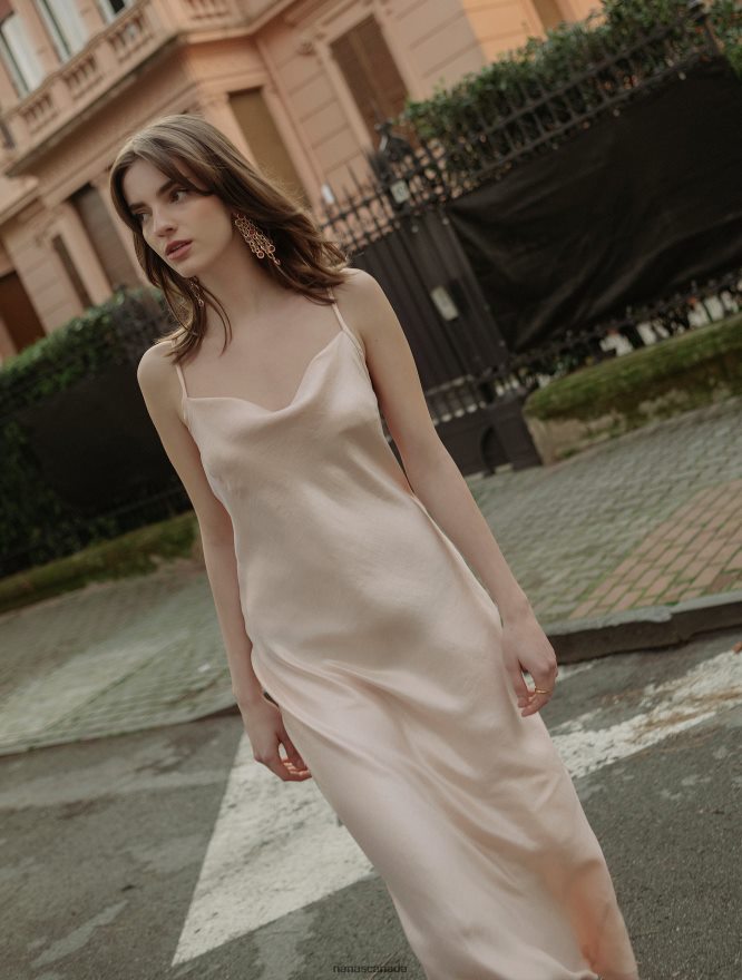 Nana's Canada Salmon Lively Dress V06HD273