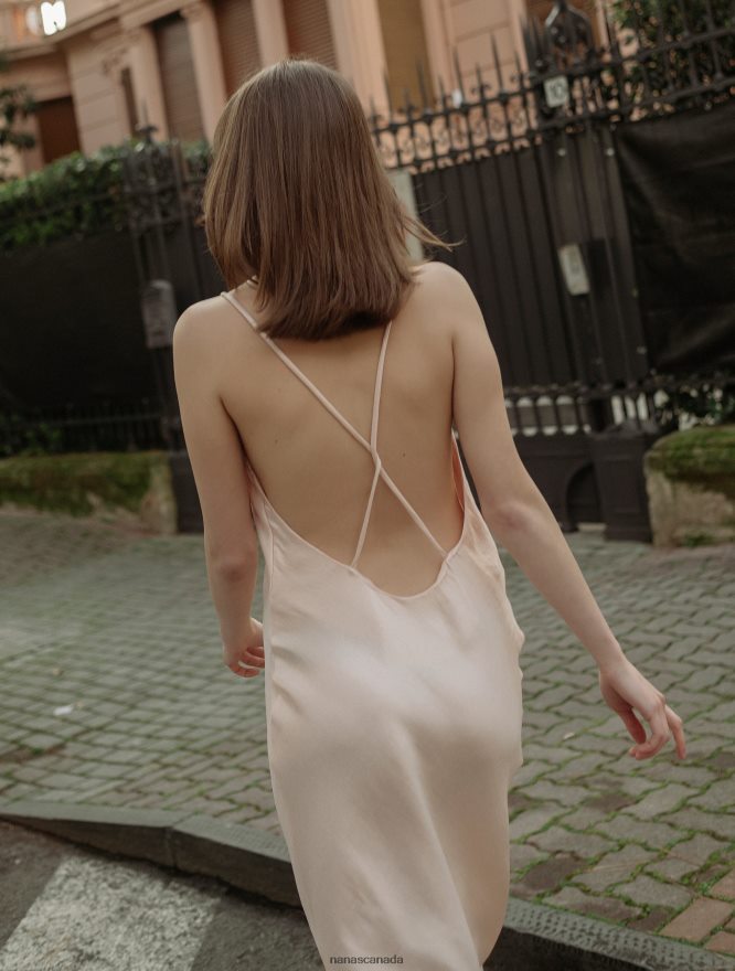 Nana's Canada Salmon Lively Dress V06HD273