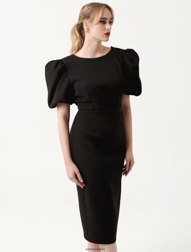 Nana's Canada Black Alice Dress V06HD229