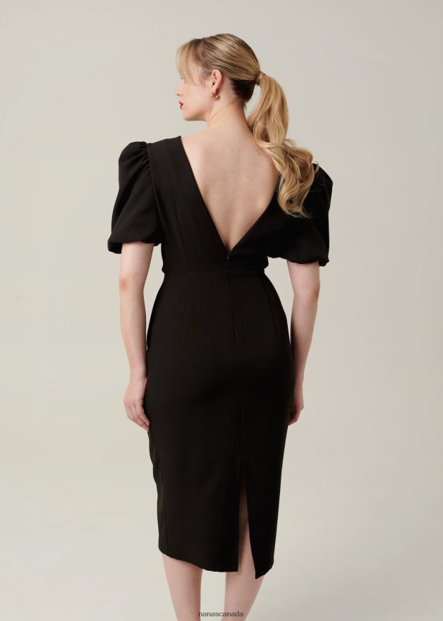 Nana's Canada Black Alice Dress V06HD229