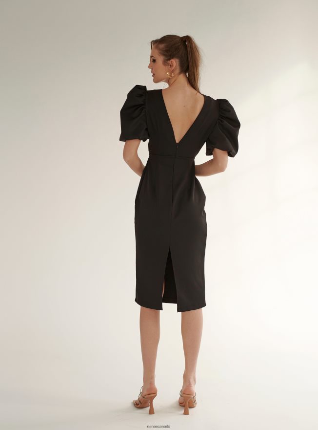 Nana's Canada Black Alice Dress V06HD229