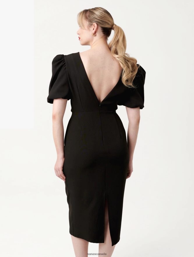 Nana's Canada Black Alice Dress V06HD229