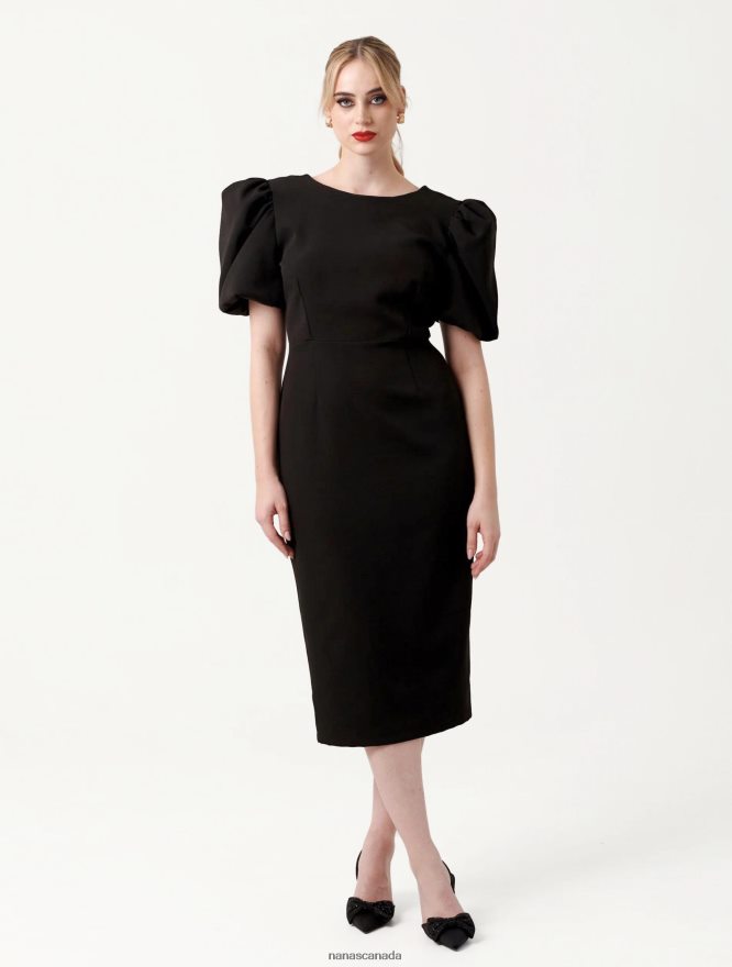 Nana's Canada Black Alice Dress V06HD229