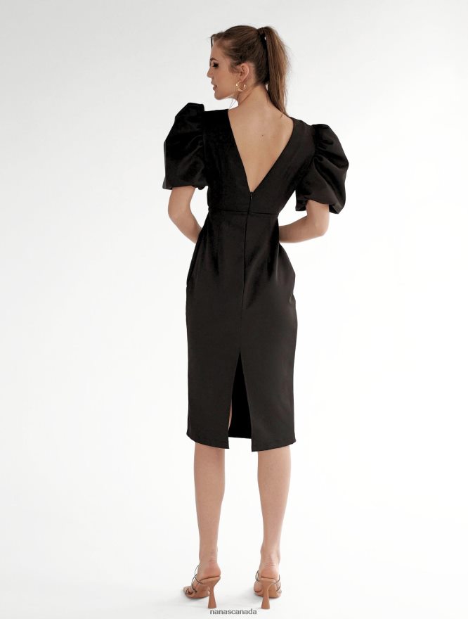 Nana's Canada Black Alice Dress V06HD229