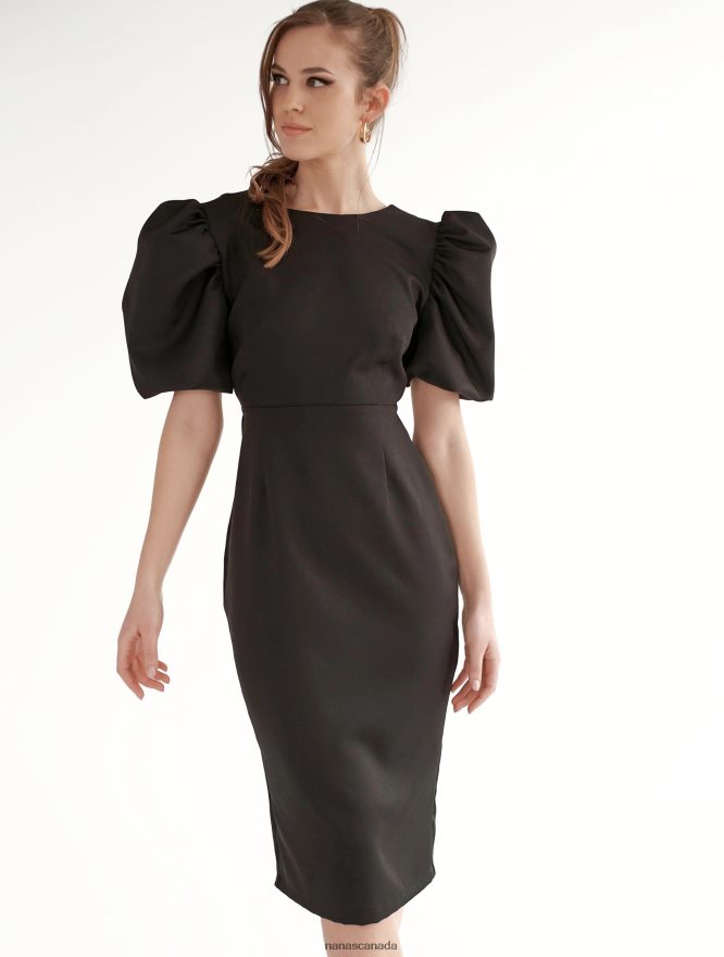 Nana's Canada Black Alice Dress V06HD229