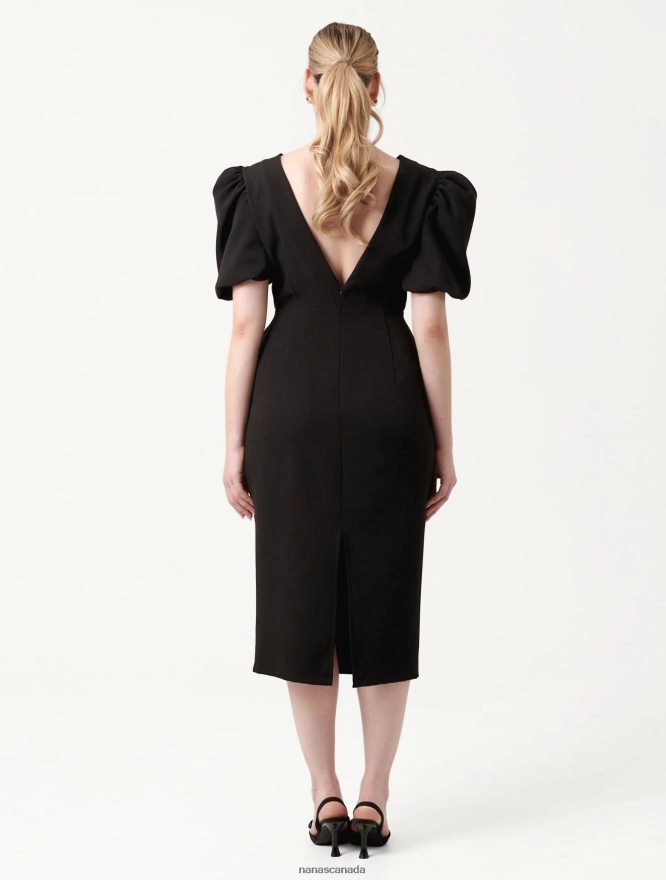 Nana's Canada Black Alice Dress V06HD229