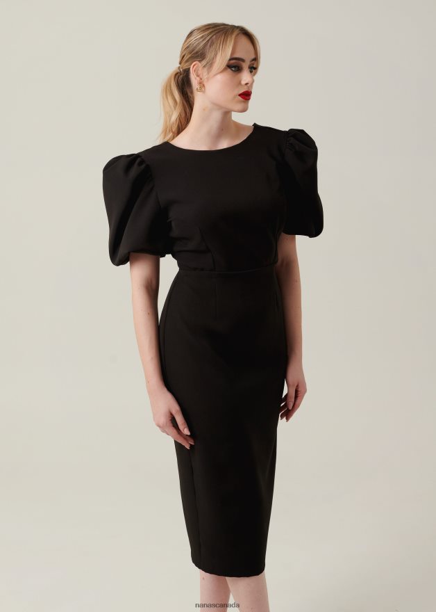 Nana's Canada Black Alice Dress V06HD229