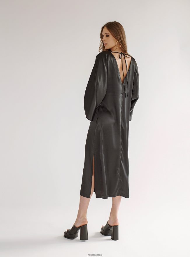 Nana's Canada Black Lydia Dress V06HD284