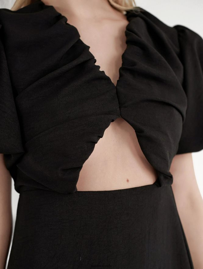 Nana's Canada Black Nelly Dress V06HD278