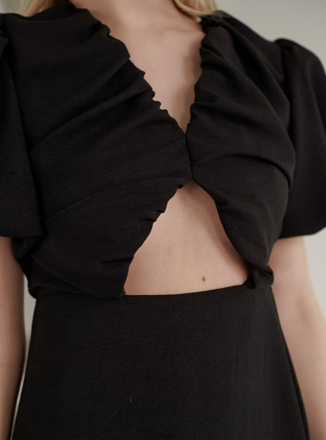 Nana's Canada Black Nelly Dress V06HD278