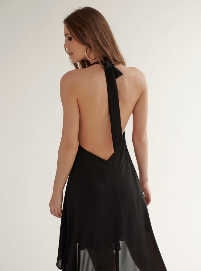 Nana's Canada Black Simona Dress V06HD282