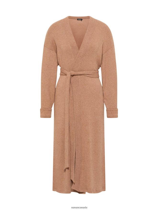 Nana's Canada Camel Cosy Cardigan V06HD2155
