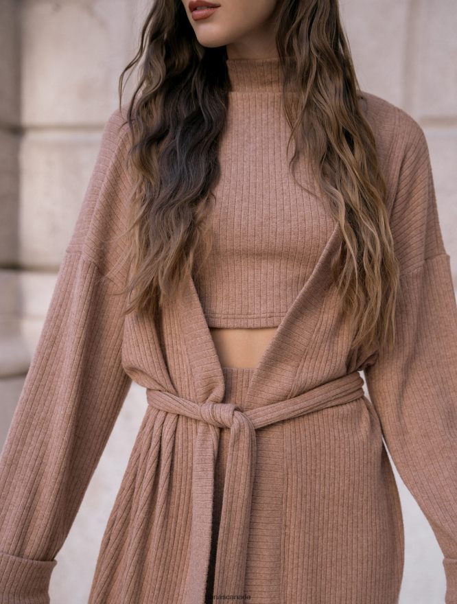 Nana's Canada Camel Cosy Cardigan V06HD2155