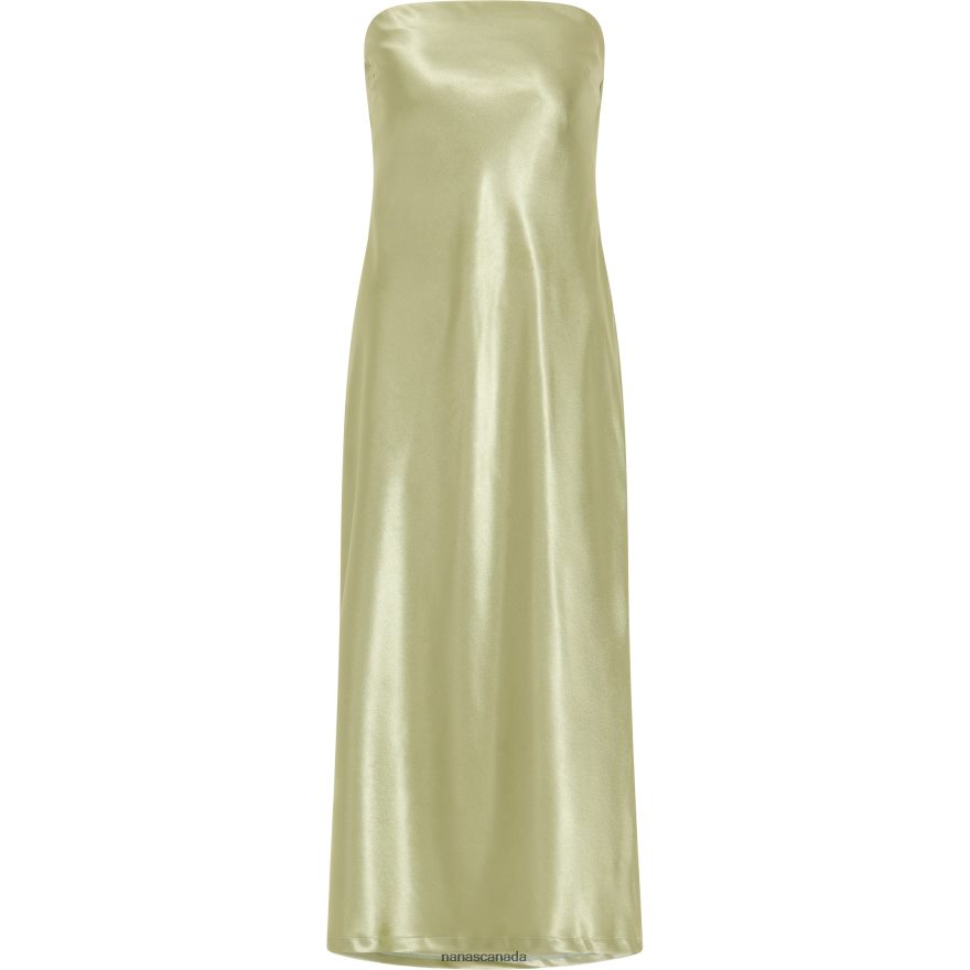 Nana's Canada Matcha Green Inez Midi Dress V06HD272