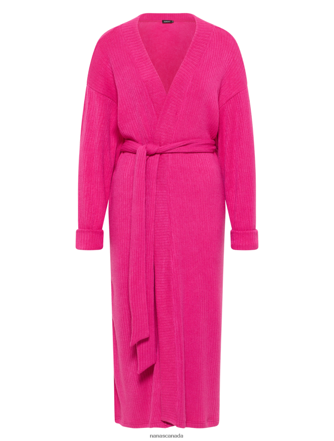 Nana's Canada Pink Cosy Cardigan V06HD2154