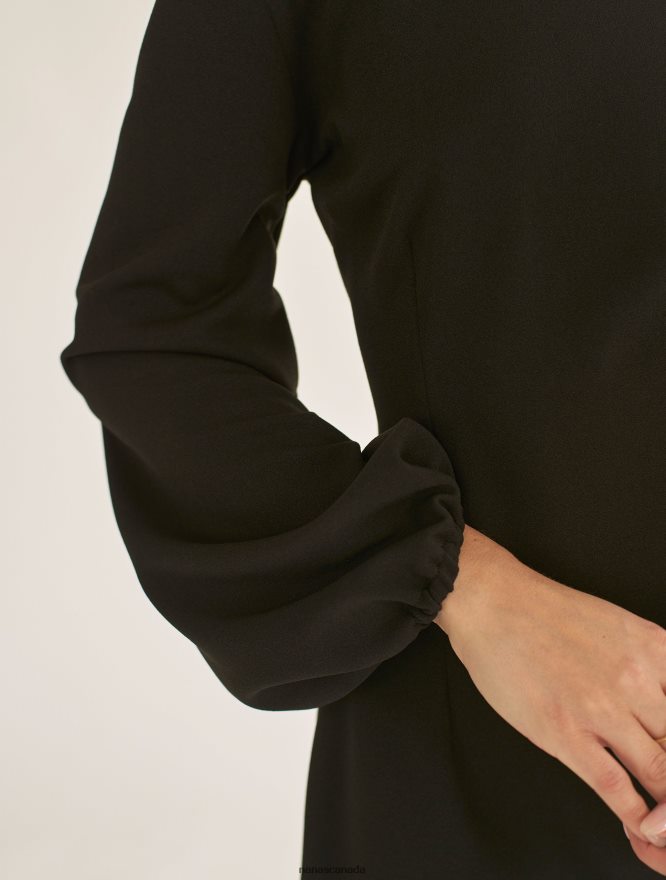 Nana's Canada Black Amira Dress V06HD220