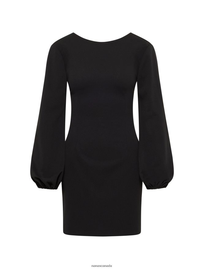 Nana's Canada Black Amira Dress V06HD220