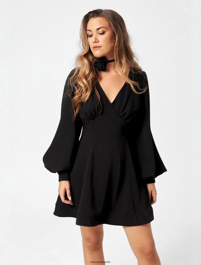 Nana's Canada Black Belle Dress V06HD210