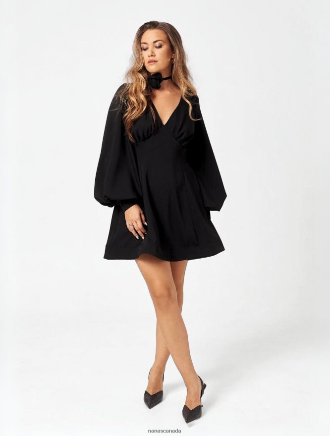Nana's Canada Black Belle Dress V06HD210