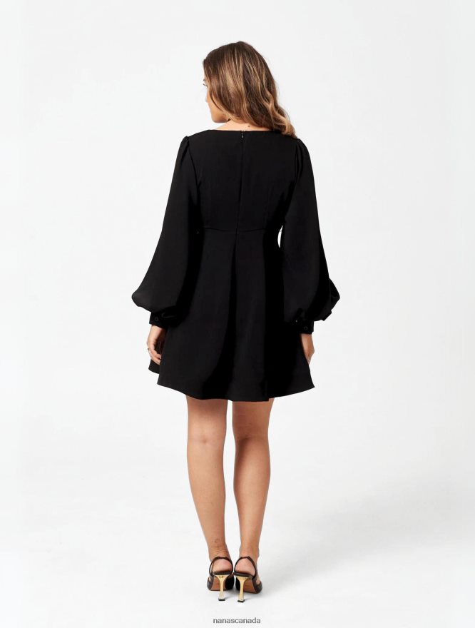 Nana's Canada Black Belle Dress V06HD210