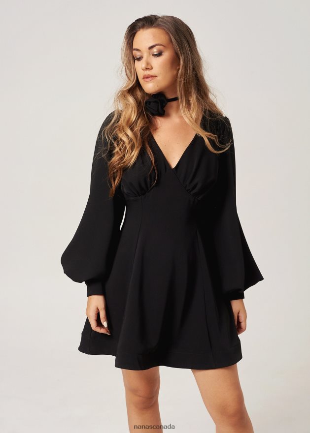 Nana's Canada Black Belle Dress V06HD210