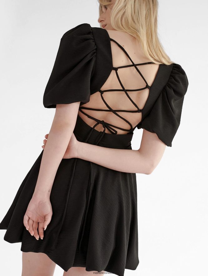 Nana's Canada Black Camille Dress V06HD275