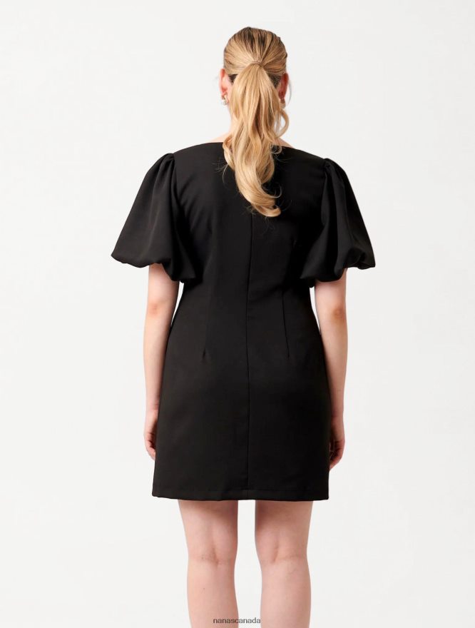 Nana's Canada Black Gigi Dress V06HD228