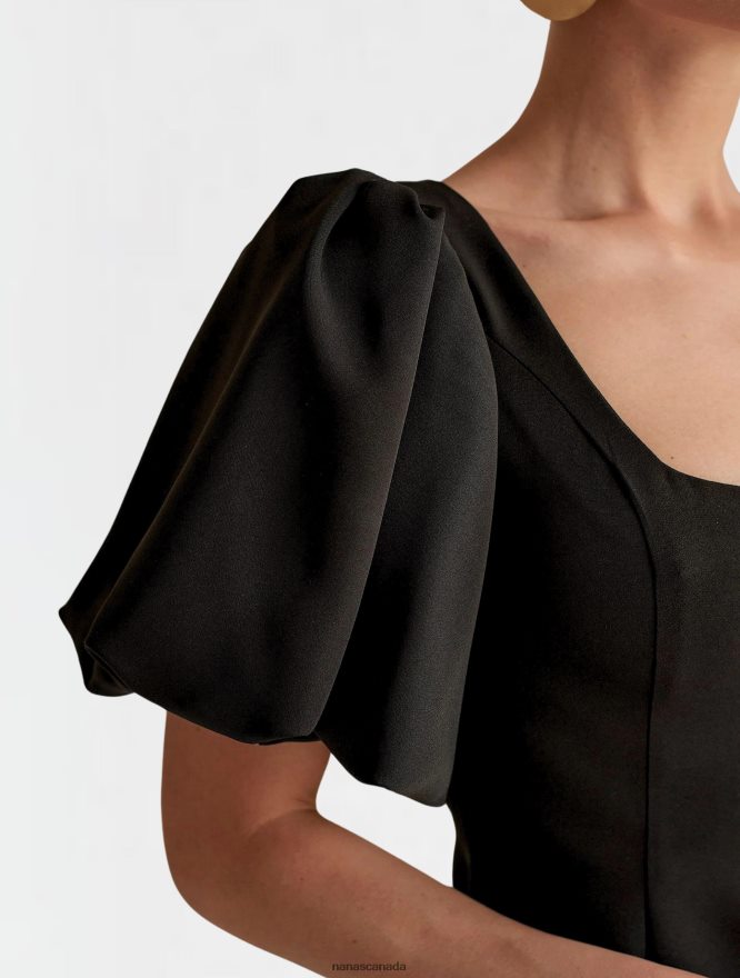 Nana's Canada Black Gigi Dress V06HD228