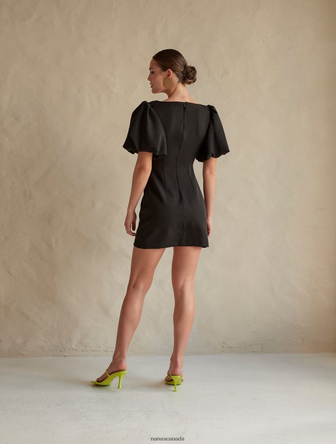 Nana's Canada Black Gigi Dress V06HD228