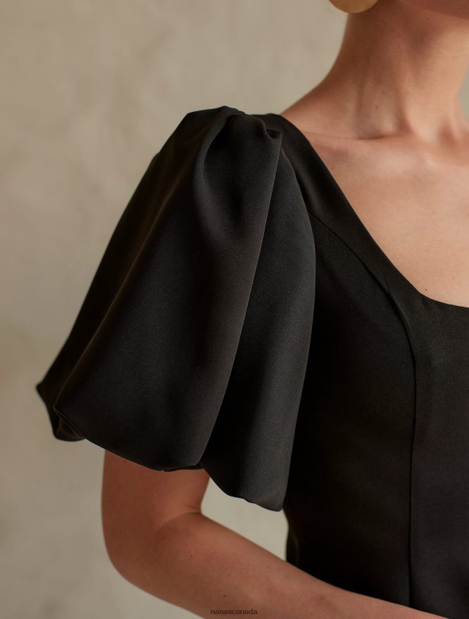 Nana's Canada Black Gigi Dress V06HD228