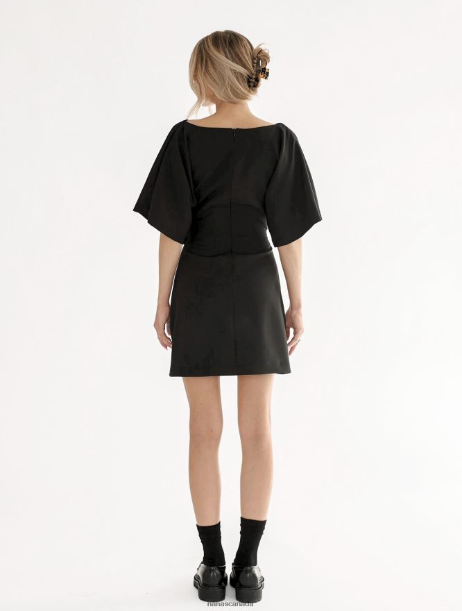 Nana's Canada Black Tessa Dress V06HD226