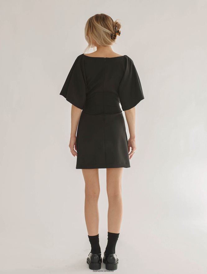 Nana's Canada Black Tessa Dress V06HD226