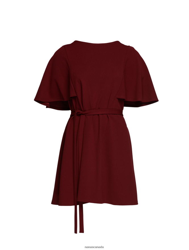 Nana's Canada Classic Burgundy Stella Dress V06HD290