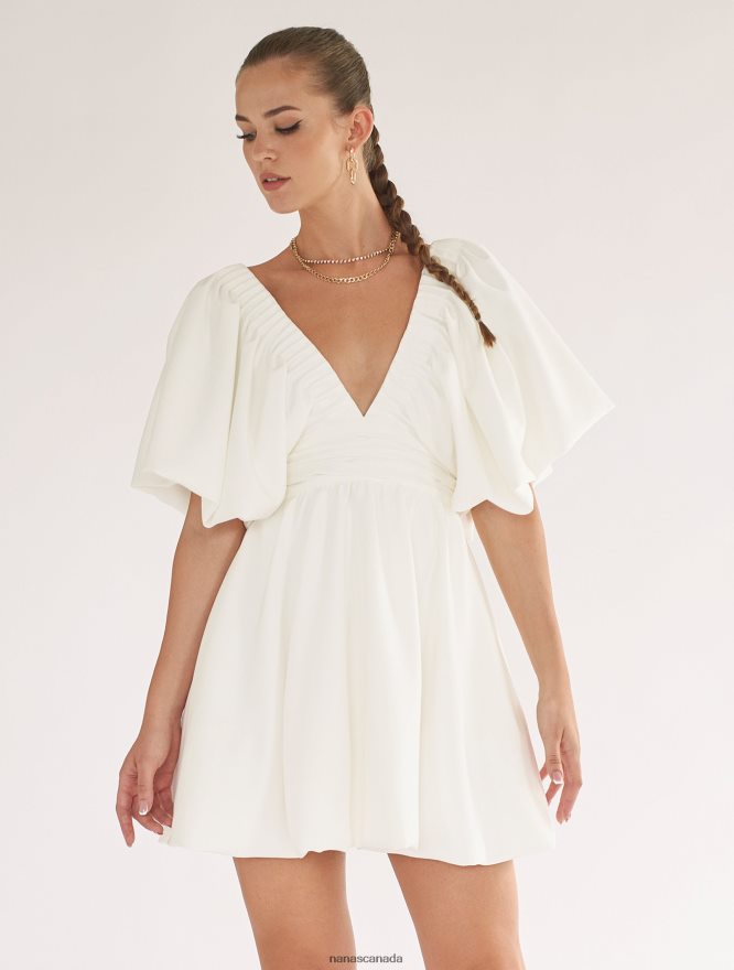 Nana's Canada Ecru Gaia Dress V06HD222