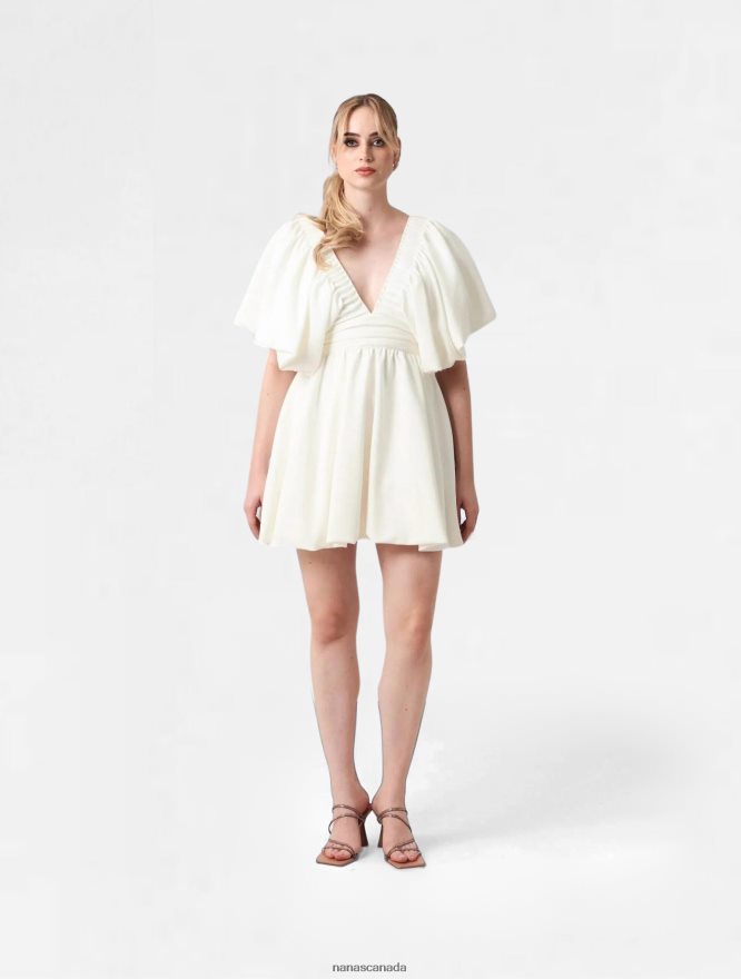 Nana's Canada Ecru Gaia Dress V06HD222