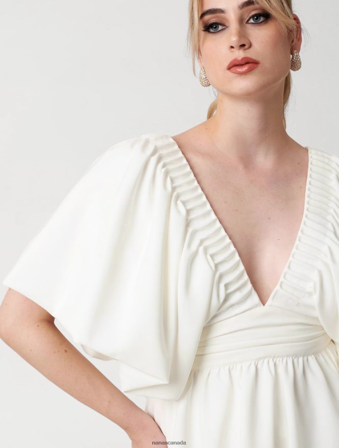 Nana's Canada Ecru Gaia Dress V06HD222