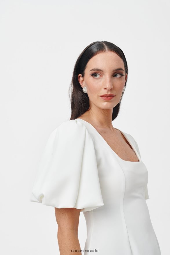 Nana's Canada Ecru Gigi Dress V06HD227