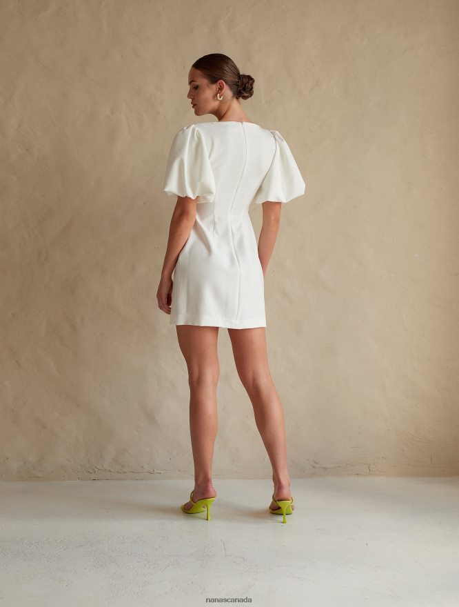 Nana's Canada Ecru Gigi Dress V06HD227