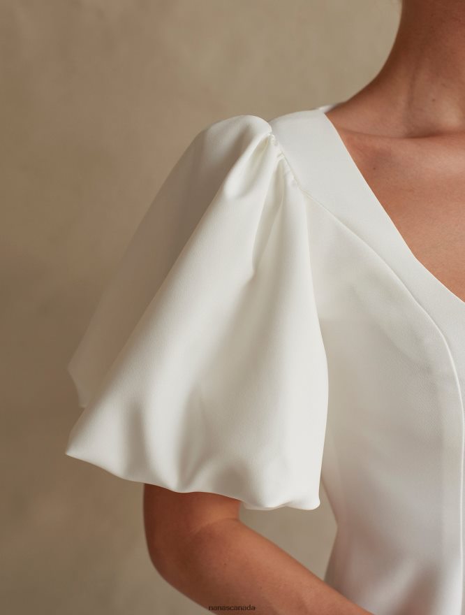 Nana's Canada Ecru Gigi Dress V06HD227